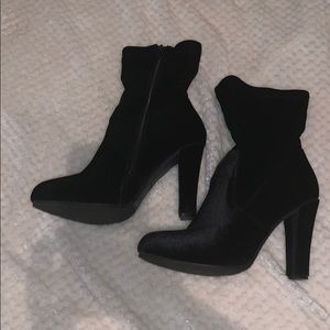Black ankle booties
